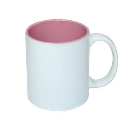 Mug 330 ml with pink interior for sublimation - class AB