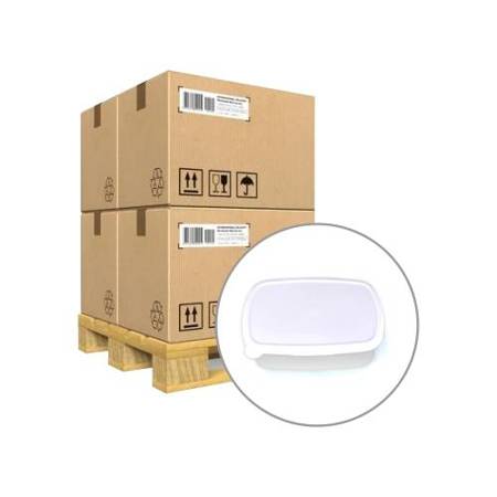 Plastic box for sublimation - white - half-pallet