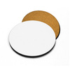 MDF and cork mug coaster for sublimation - circle - half pallet