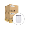 360 ml stainless steel wine mug for sublimation - white - half-pallet