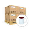 Mug 330 ml with burgundy interior for sublimation - class A+ - palette