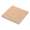 Coaster, ceramic and cork for sublimation - square - half-pallet