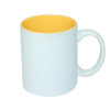 Mug 330 ml with golden-yellow interior for sublimation - class AB