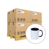 Mug 330 ml with black interior and sublimation handle - class AB - palette