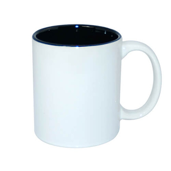 Mug 330 ml with black interior for sublimation - class A+ - palette