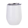 360 ml stainless steel wine mug for sublimation - white