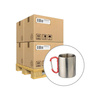 Stainless steel mug with a carabiner handle for sublimation - half pallet