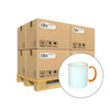 Mug 330 ml with orange handle for sublimation - A+ class - palette