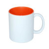 Mug 330 ml with orange interior for sublimation - A+ class