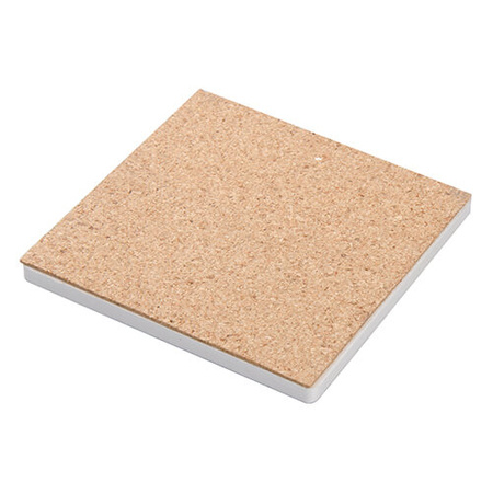 Coaster, ceramic and cork for sublimation - square - half-pallet