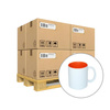 Mug 330 ml with orange interior for sublimation - class AB - palette