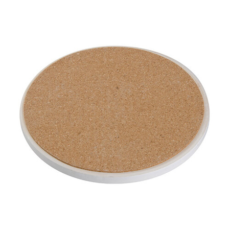 Coaster, ceramic and cork for sublimation - circle - half-pallet