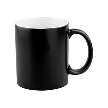 Magic mug 330 ml black, economical for sublimation - palette